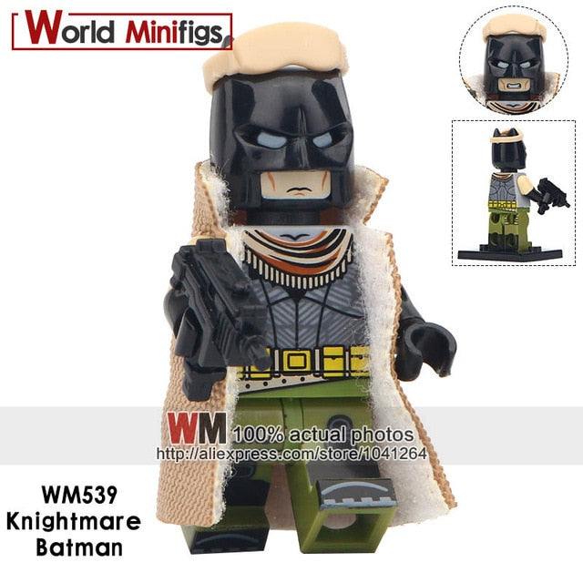 LEGO Rainbow Batman Space Batman Red Son Batman Zebra Batman Super Hero Action Figure Building Blocks