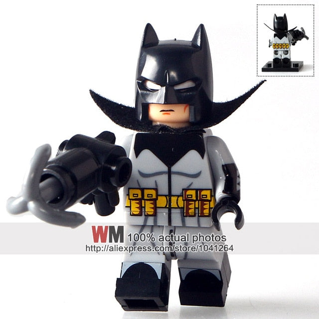 LEGO Rainbow Batman Space Batman Red Son Batman Zebra Batman Super Hero Action Figure Building Blocks