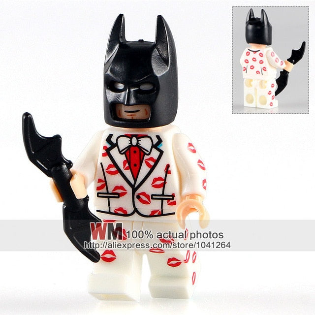 LEGO Rainbow Batman Space Batman Red Son Batman Zebra Batman Super Hero Action Figure Building Blocks