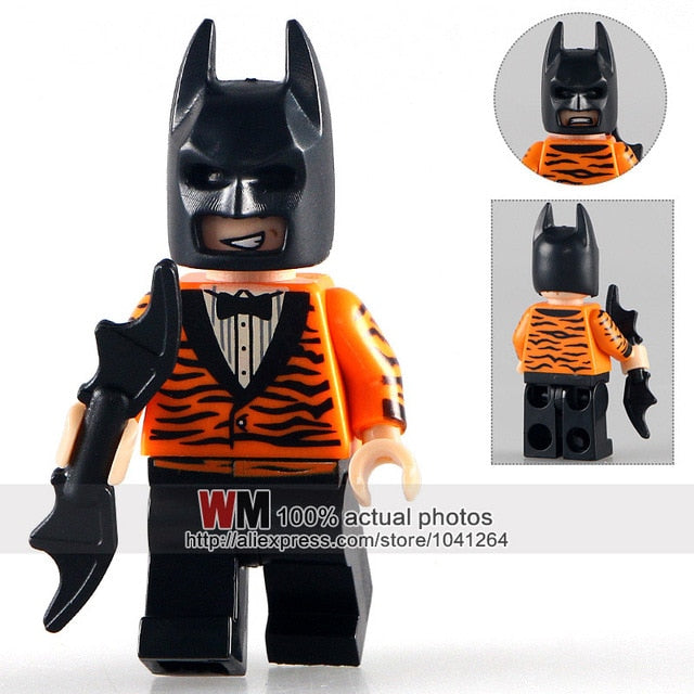 LEGO Rainbow Batman Space Batman Red Son Batman Zebra Batman Super Hero Action Figure Building Blocks