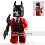 LEGO Rainbow Batman Space Batman Red Son Batman Zebra Batman Super Hero Action Figure Building Blocks