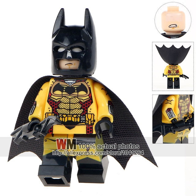 LEGO Rainbow Batman Space Batman Red Son Batman Zebra Batman Super Hero Action Figure Building Blocks