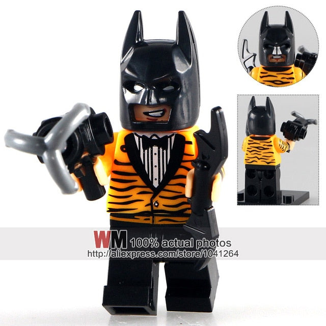 LEGO Rainbow Batman Space Batman Red Son Batman Zebra Batman Super Hero Action Figure Building Blocks