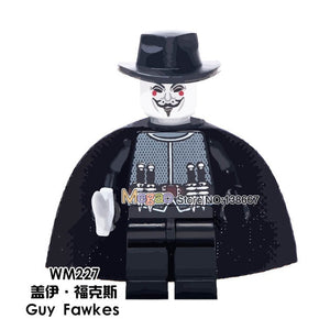 LEGO Horror Figure Halloween Zombie Freddy jason voorhees Texas Chainsaw Horror Jack Skellington pinhead building block toys