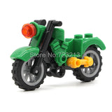 LEGO Harley Moto Vehicles Motorcycle Accessories MOC Motor City Parts City Building Blocks Model Toys for Children