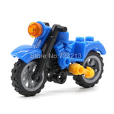 LEGO Harley Moto Vehicles Motorcycle Accessories MOC Motor City Parts City Building Blocks Model Toys for Children