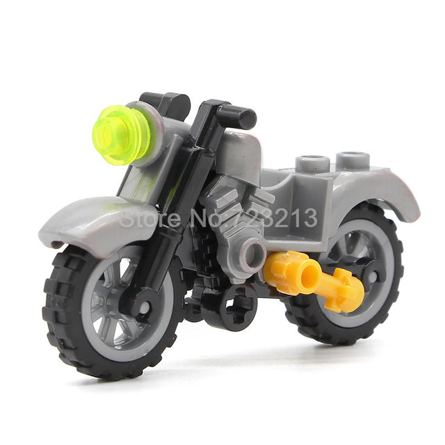 LEGO Harley Moto Vehicles Motorcycle Accessories MOC Motor City Parts City Building Blocks Model Toys for Children