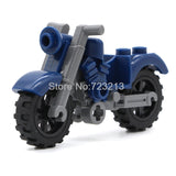 LEGO Harley Moto Vehicles Motorcycle Accessories MOC Motor City Parts City Building Blocks Model Toys for Children