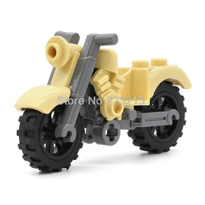 LEGO Harley Moto Vehicles Motorcycle Accessories MOC Motor City Parts City Building Blocks Model Toys for Children