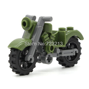 LEGO Harley Moto Vehicles Motorcycle Accessories MOC Motor City Parts City Building Blocks Model Toys for Children