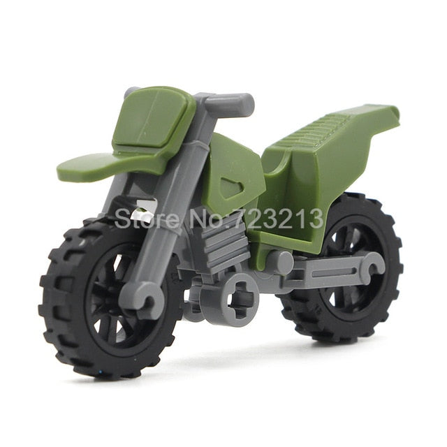 LEGO Harley Moto Vehicles Motorcycle Accessories MOC Motor City Parts City Building Blocks Model Toys for Children